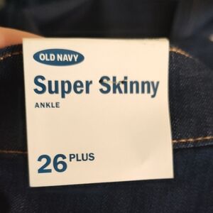 Old Navy Women's Super Skinny Ankle Jeans - Navy